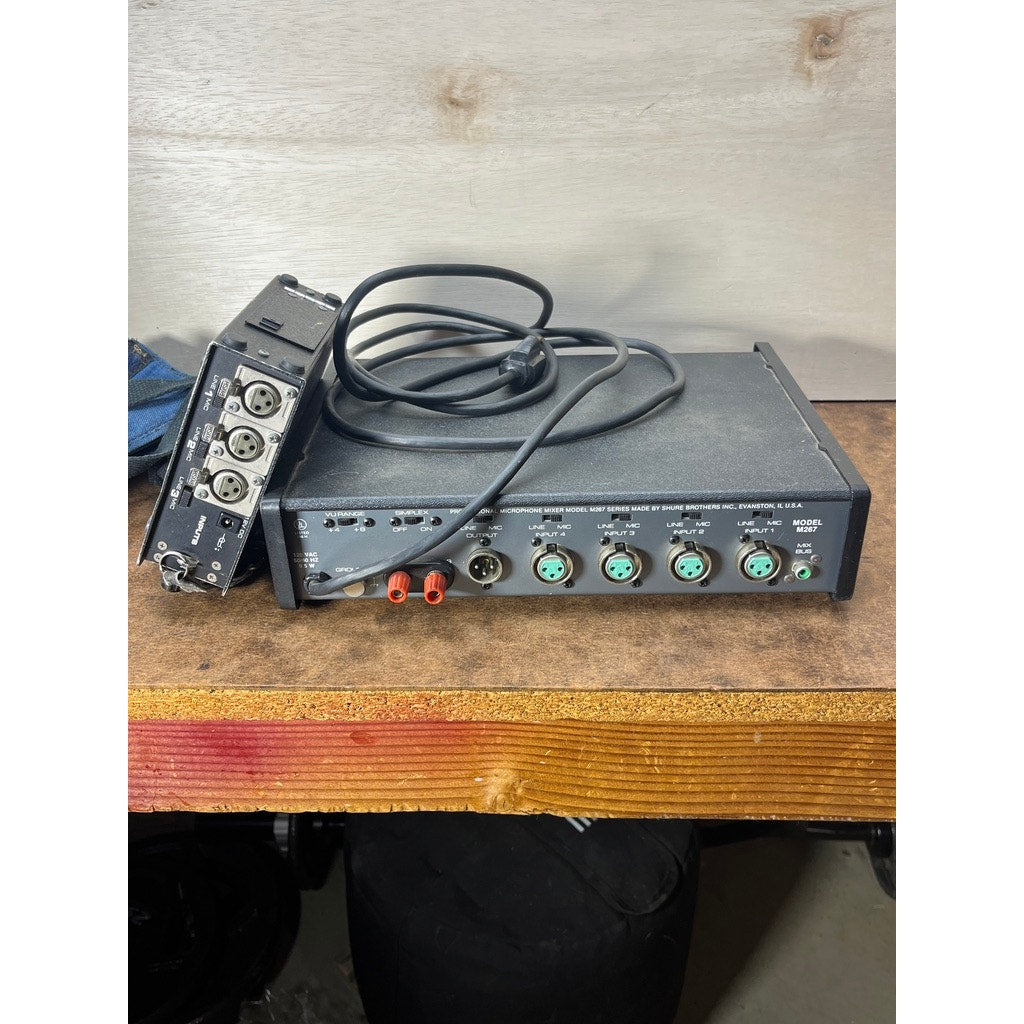 Shure M267 Series Rack Mixer & FP31 Portable Field Mixer Bundle