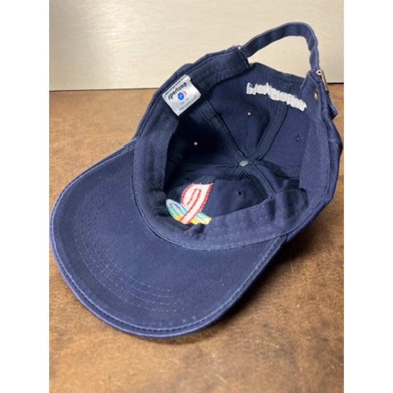 Vintage PlayStation Logo Navy Strapback Baseball Cap 2000s PS2 Era
