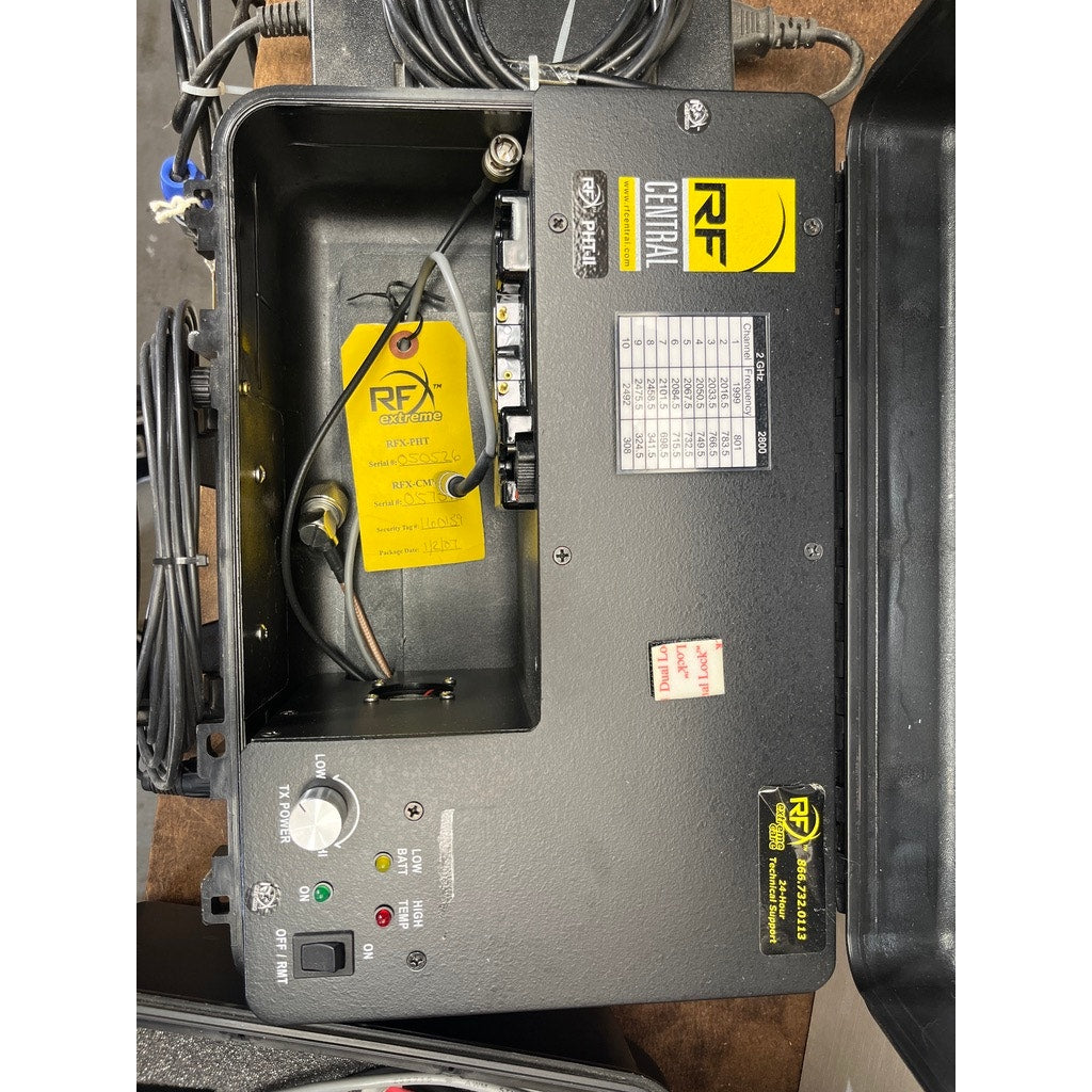 RF Central RFX-PHT-II RFX-CMT-II 2GHz HD/SD Video TX RX Amp Kit
