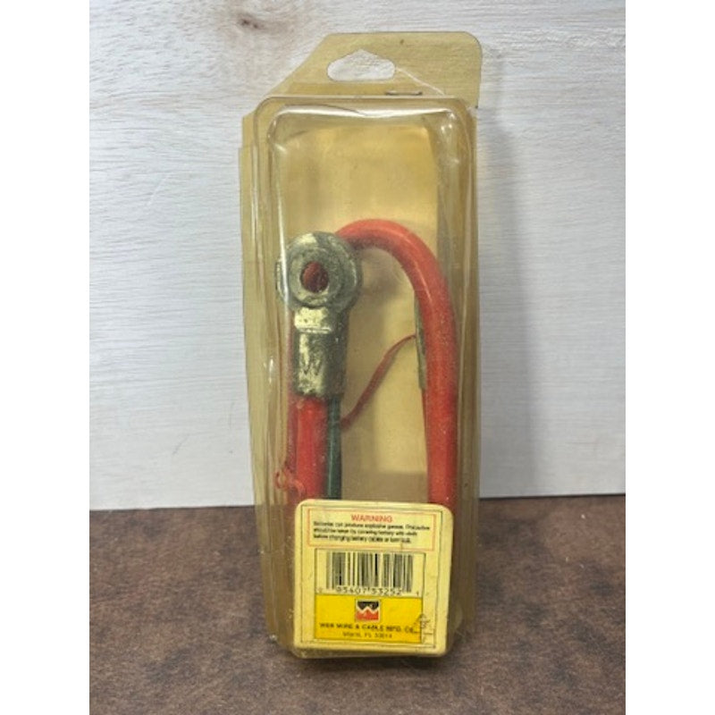 W&B ST25-2 Battery Cable Side Terminal 25 Inch 2 Gauge NOS
