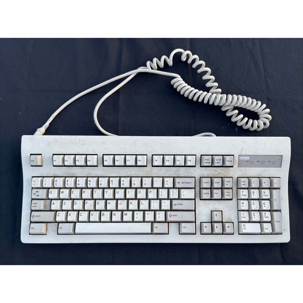 Digital PCXAL-AA Vintage Keyboard Mechanical Style Coiled Cable Made In Mexico